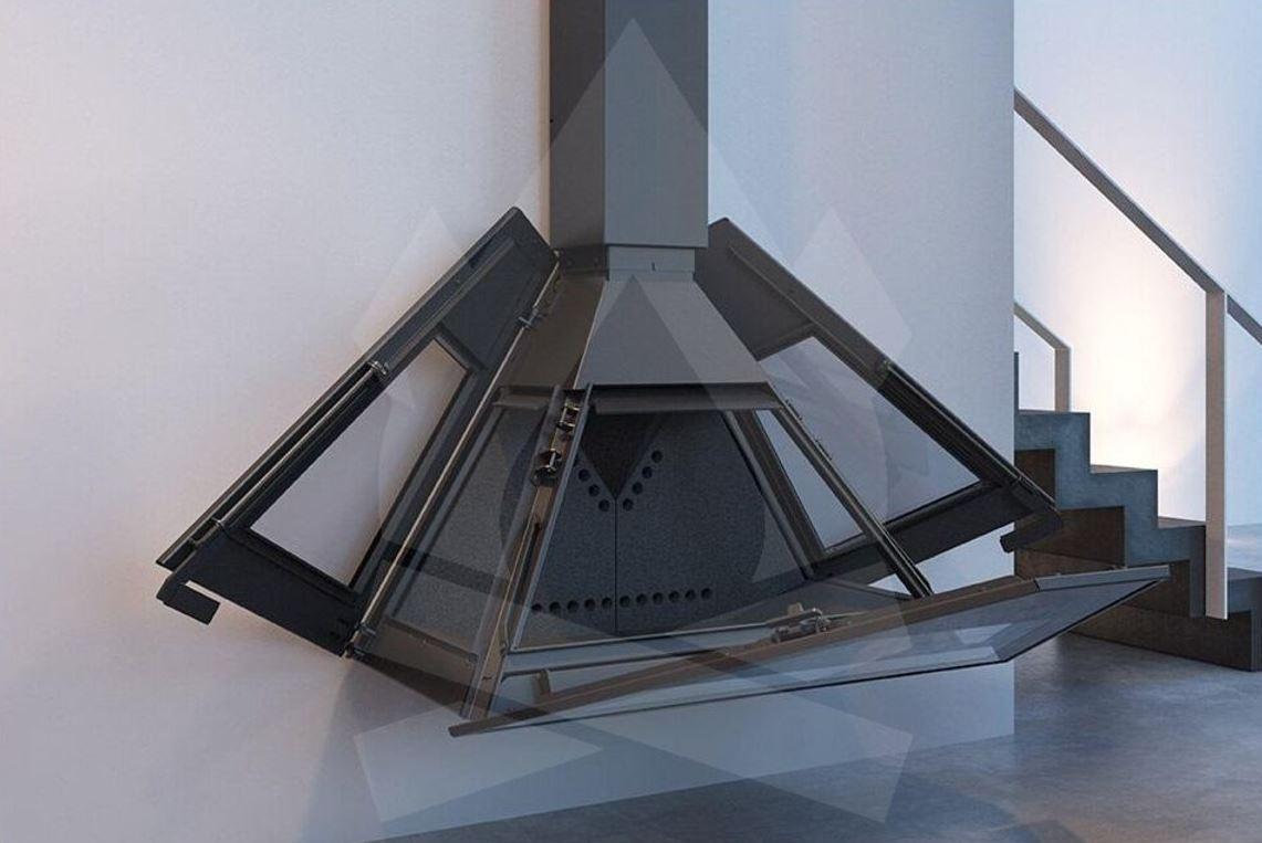 D-10 GRAFFITI Rocal Ενεργειακό τζάκι άμεσης τοποθέτησης - Image 4