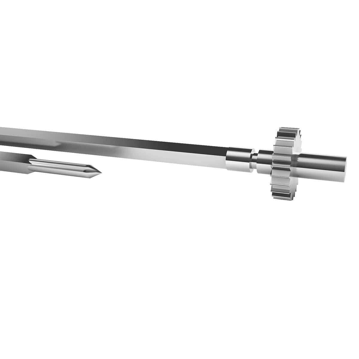 Σούβλα Αρνιού Τετράγωνη Ατέρμονα 14x14mm Χρωμίου 1.57cm
