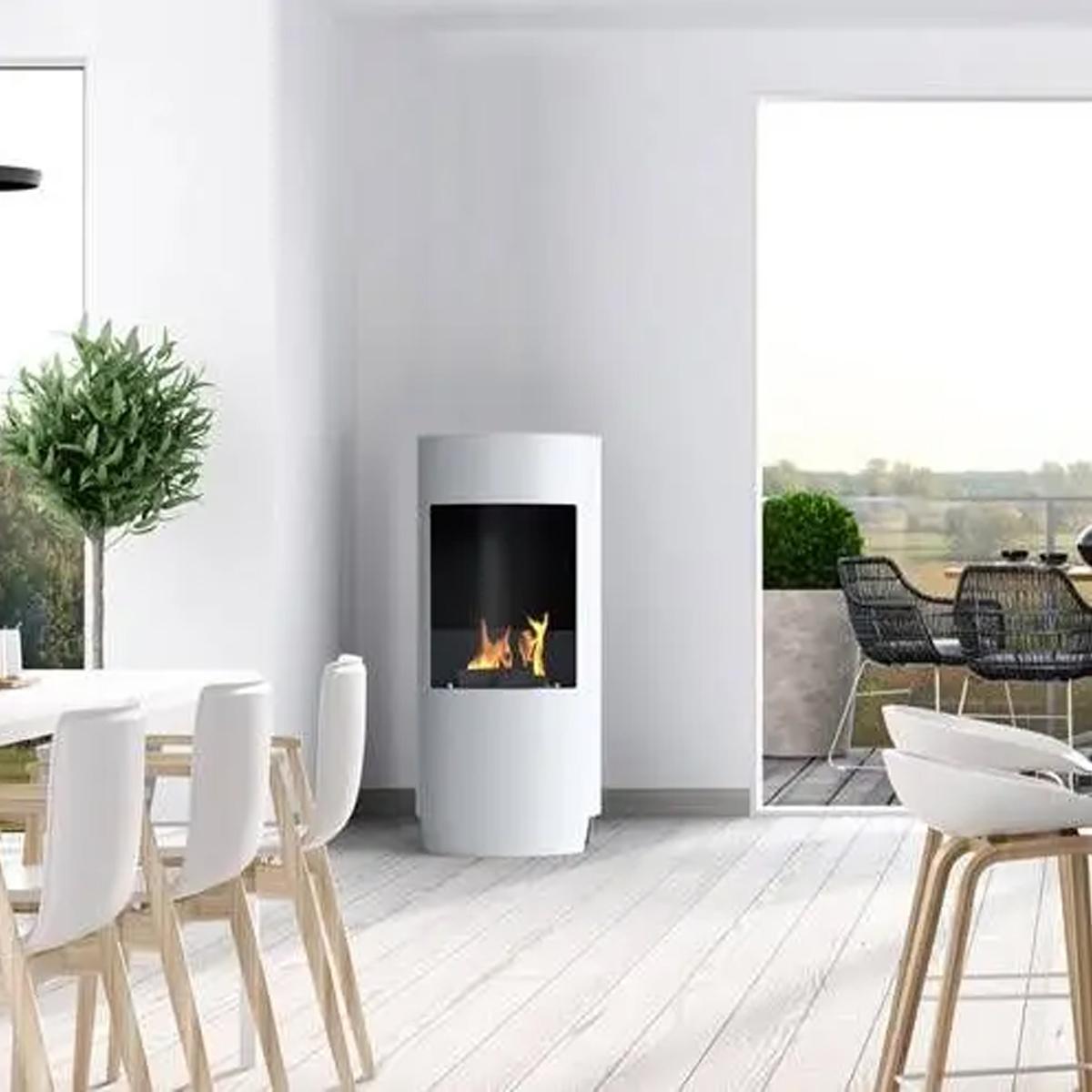 Stove Επιδαπέδιο Όρθιο Τζάκι Οικολογικό Βιοαιθανόλης Χωρίς Καμινάδα - Image 2