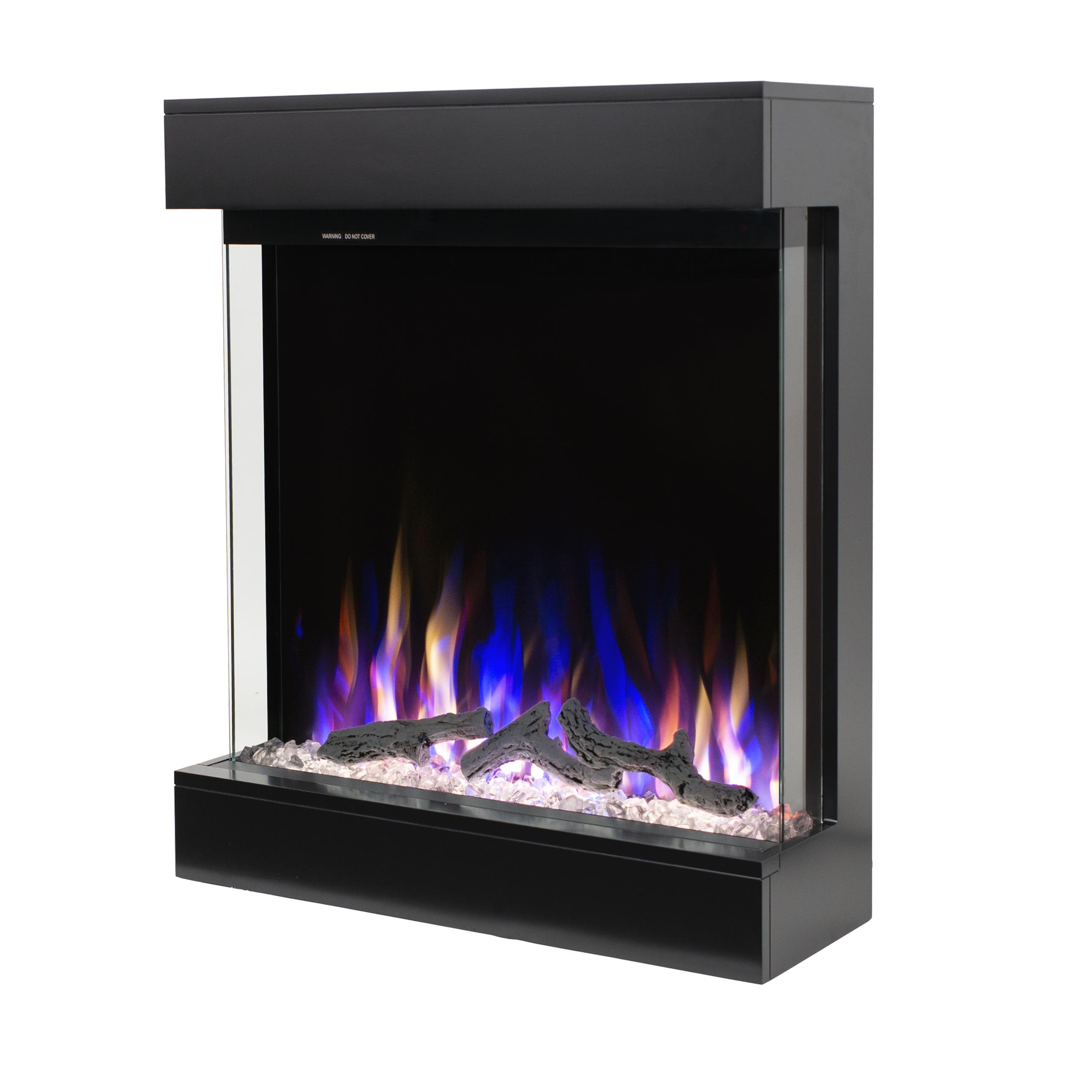 Paris Black Edition 3D Hitense Ηλεκτρικό Τζάκι Τριών Όψεων MDF - Image 6