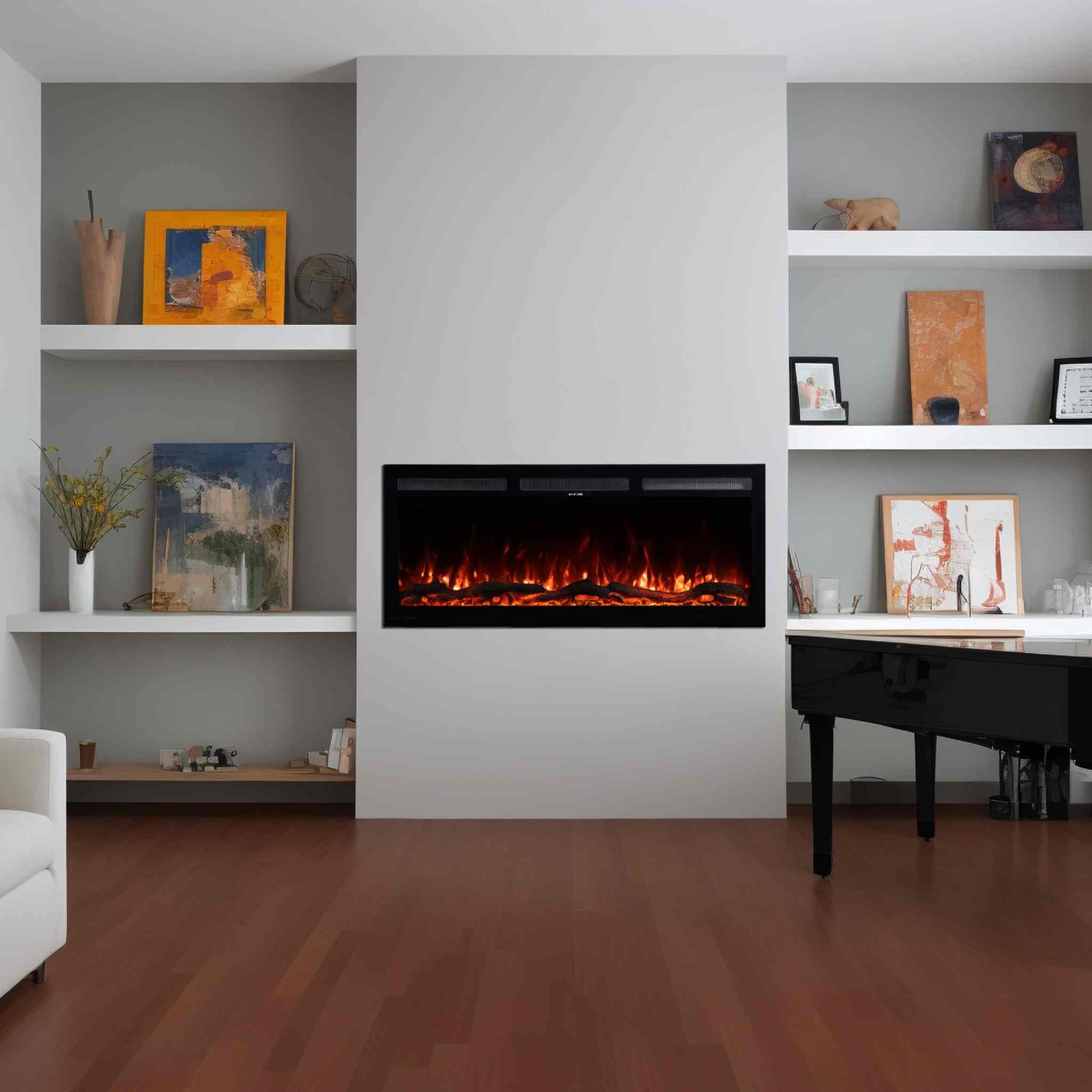 Hitense Ηλεκτρικό Τζάκι Smart Επιτοίχιο και Ένθετο SUPERIOR-60 L.E.D 1600W - Image 16