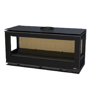 CAIRO 110 3C BOX BRONPI Ενεργειακό Ένθετο τζάκι ξύλου - Image 8