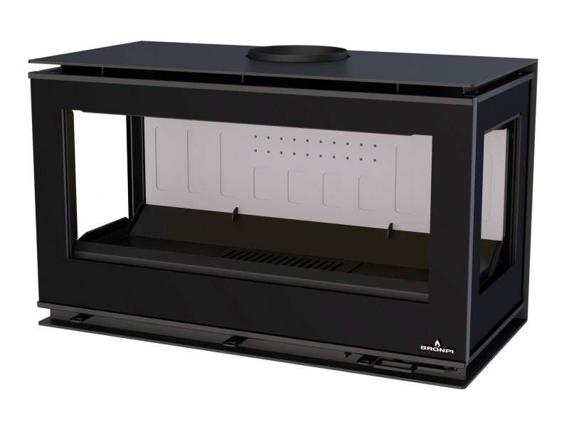 CAIRO 90 3C BOX BRONPI Ενεργειακό Ένθετο τζάκι ξύλου - Image 3